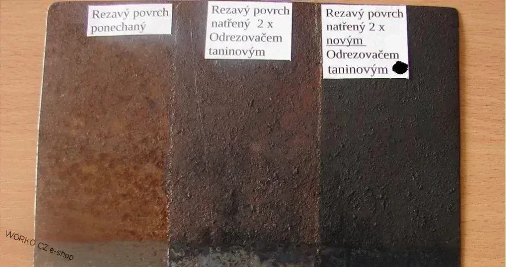 Odrezovač s taninem Black 2L + štětec Worko
